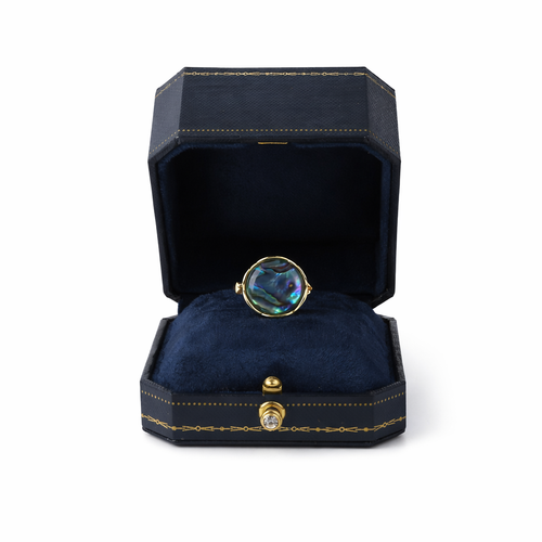 Abalone Shell Open Ring