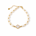Clover Pearl Bracelet