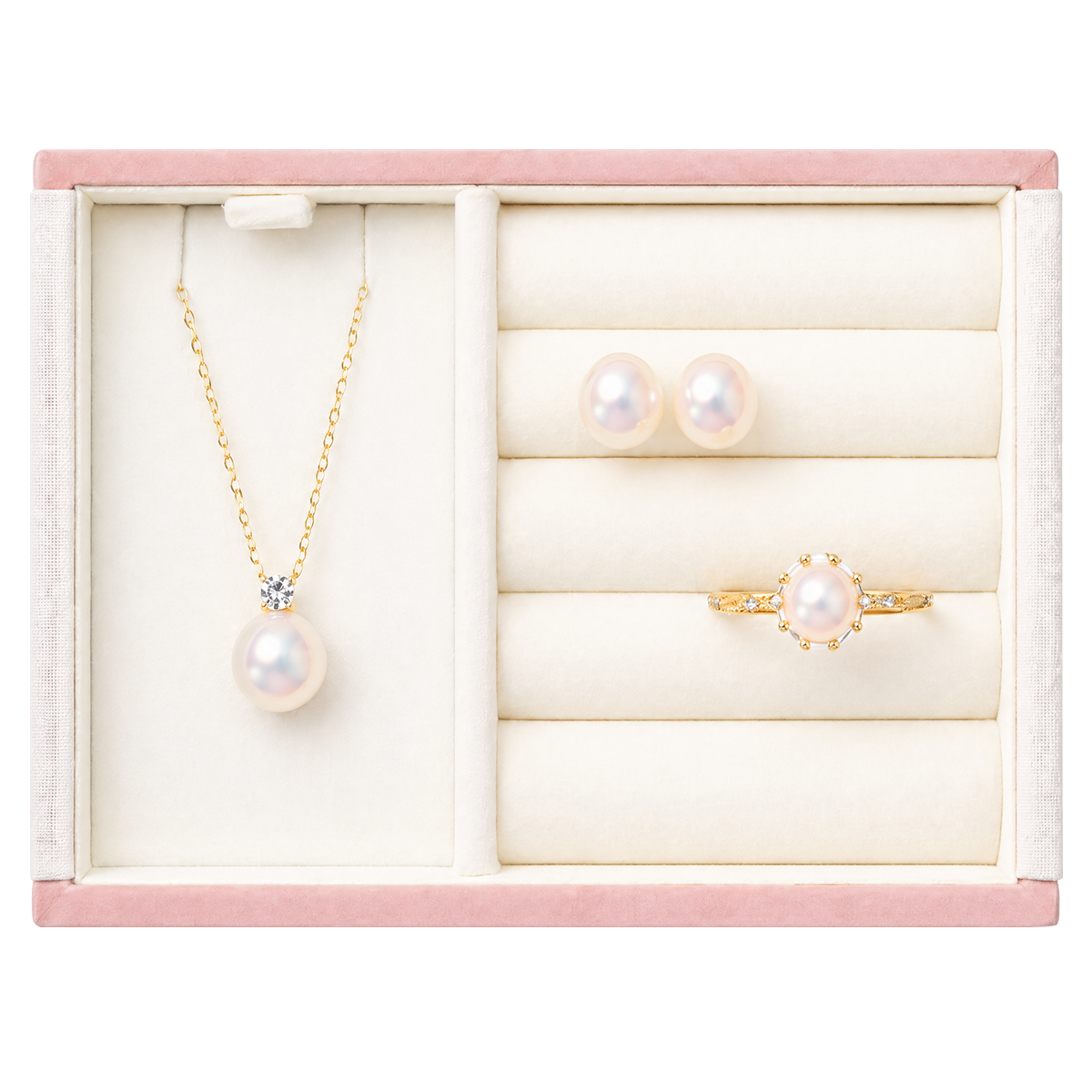 Aurora Blush Pearl Set 1