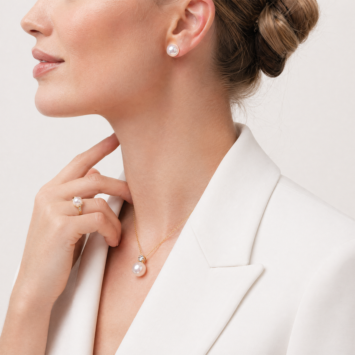 Aurora Blush Pearl Set 3