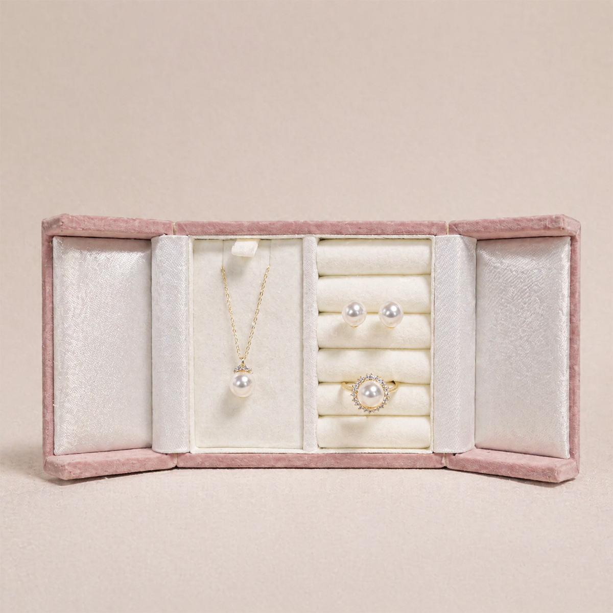 Aurora Blush Pearl Set 5