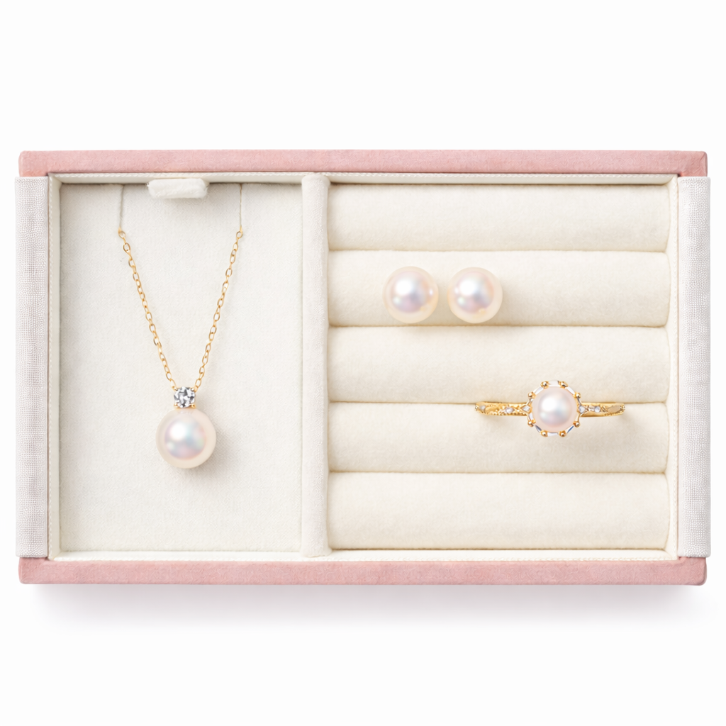 Aurora Blush Pearl Set 6