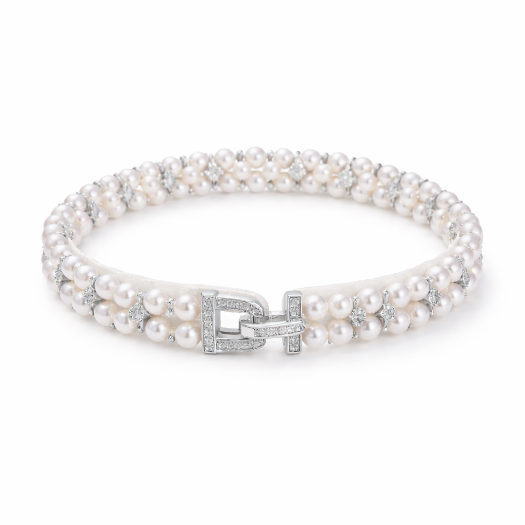 Aurora Double Strand Pearl Bracelet 6