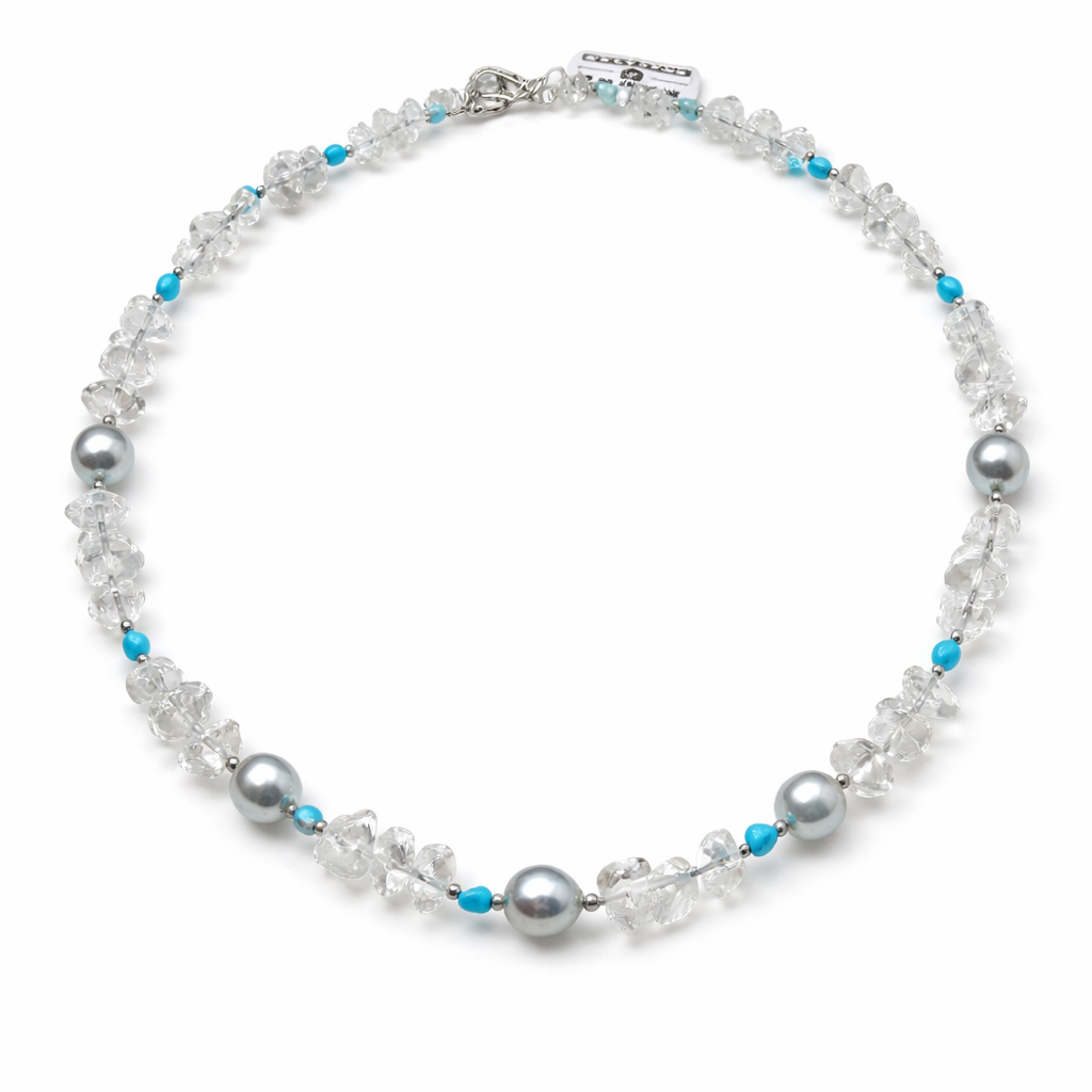 Crystal Tahitian Baroque Necklace 1