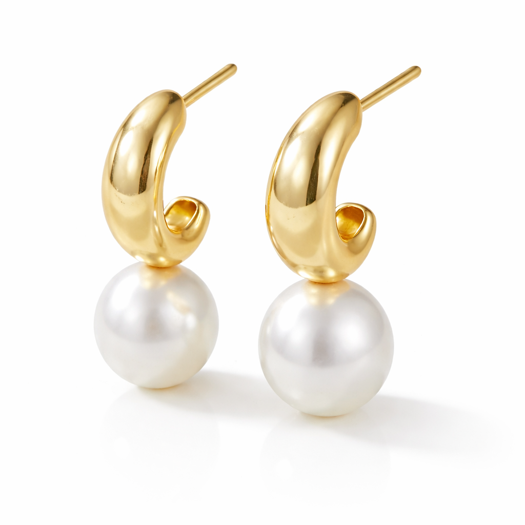 Freshwater Pearl Earrings 1
