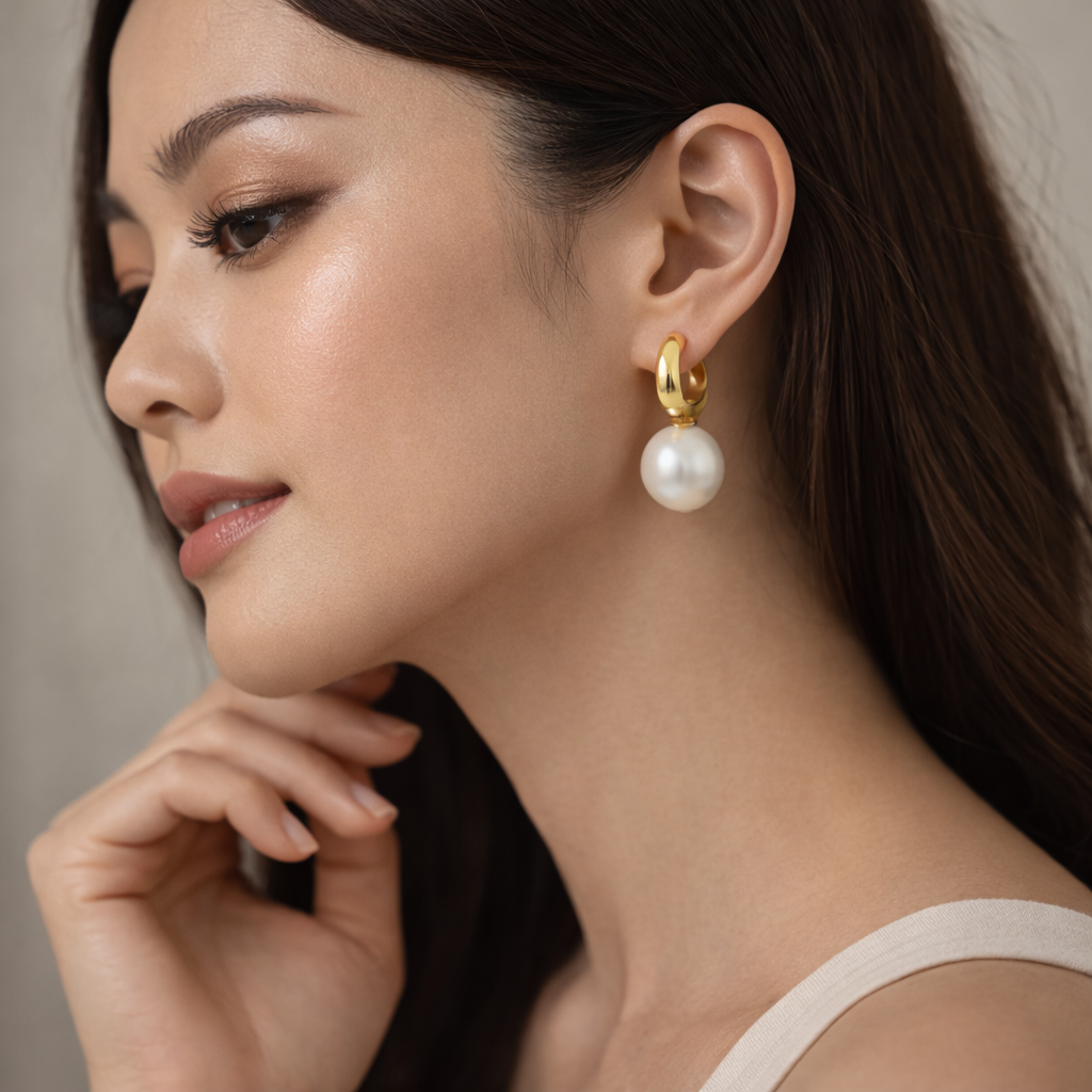 Freshwater Pearl Earrings 2