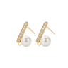Golden Akoya Drop | Earrings