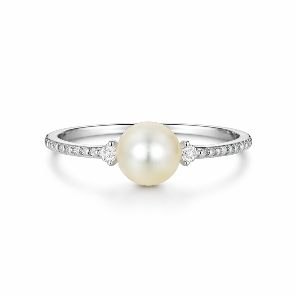 Golden South Sea Diamond Ring 1