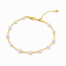 Graduated Aurora Pearl Station Bracelet