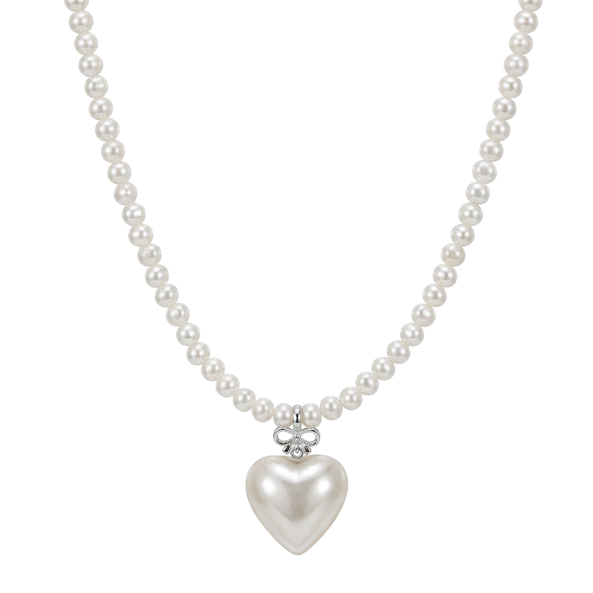 Heart Glow Mabe Pearl Necklace 1