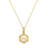 Sunlit Bloom Golden Pearl | Necklace